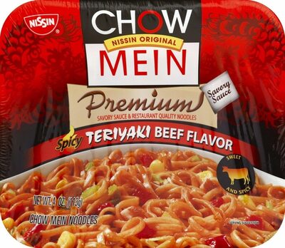 Spicy Teriyaki Beef Flavor Chow Mein Noodles, Teriyaki Beef