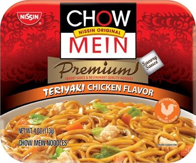 Nissin, Premium Chow Mein Noodles, Teriyaki Chicken, Teriyaki Chicken