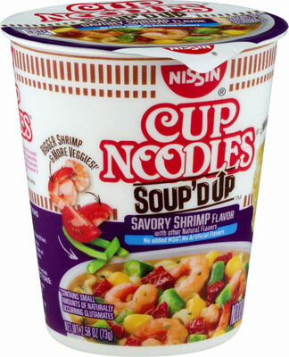 Savory Shrimp Flavor Ramen Noodle Soup, Savory Shrimp