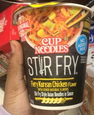 Fiery Korean Chicken Stir Fry Style Asian Noodles In Sauce, Fiery Korean Chicken