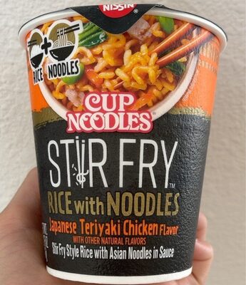 Stir Fry Japanese Teriyaki Chicken Flavor Rice With Noodles, Japanese Teriyaki Chicken