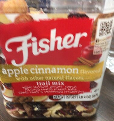 Apple, Cinnamon Apple Pie Flavored Pecans, Yogurt Flavored Coated Pretzel Balls, Apple Chips & Sweetened Cranberries Trail Mix, Apple, Cinnamon