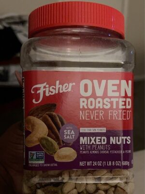Mixed Nuts With Peanuts, Almonds, Cashews, Pistachios & Pecans With Sea Salt, Mixed Nuts With Peanuts With Sea Salt