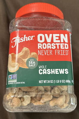 Whole Cashews With Sea Salt, Sea Salt