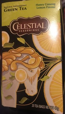 Honey Lemon Ginseng Green Tea Bags