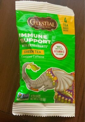 Immune Support With Antioxidants Green Tea Bags, Immune Support With Antioxidants
