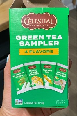 4 Flavors Green Sampler Tea Bags