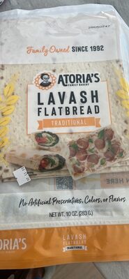 Lavash Traditional Soft And Thin Flatbread, Great For Wraps And Pizza, Lavash Traditional