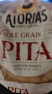 Whole Grain Soft Pita Pockets, Whole Grain