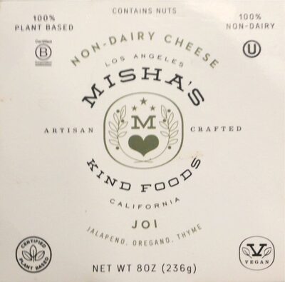 Joi Jalapeno, Oregano, Thyme Non-Dairy Cheese, Joi