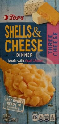 Three Cheese Shells & Cheese Dinner, Three Cheese