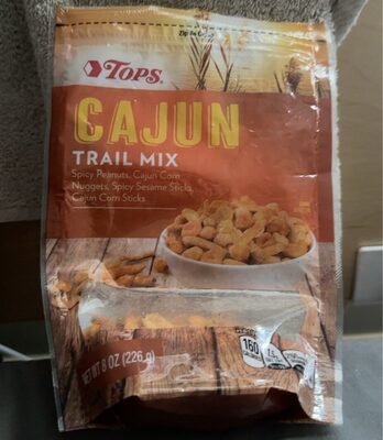 Cajun Spicy Peanuts, Cajun Corn Niggets, Spicy Sesame Sticks, Cajun Corn Stick Trail Mix, Cajun