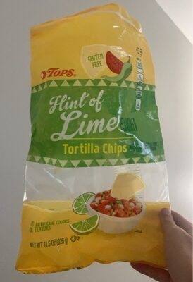 Hint Of Lime Flavored Tortilla Chips, Hint Of Lime