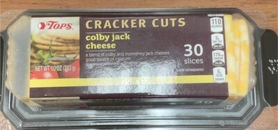 Colby Jack Cracker Cuts Cheese Slices, Colby Jack
