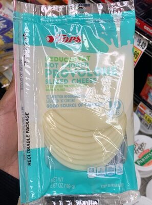 Provolone Reduced Fat Sliced Cheese, Provolone