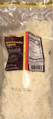 Mozzarella Low-Moisture Whole-Milk Shredded Cheese, Mozzarella