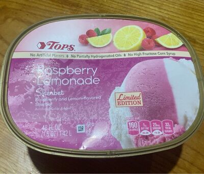 Raspberry Lemonade Sherbet, Raspberry Lemonade