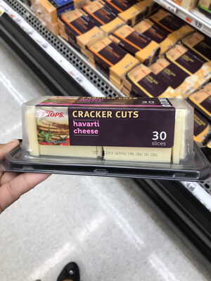 Havarti Cracker Cuts Cheese Slices, Havarti