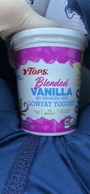 Vanilla Blended Lowfat Yogurt, Vanilla