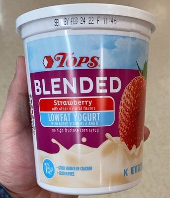 Strawberry Blended Lowfat Yogurt, Strawberry