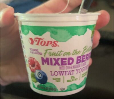 Mixed Berry Fruit On The Bottom Lowfat Yogurt, Mixed Berry