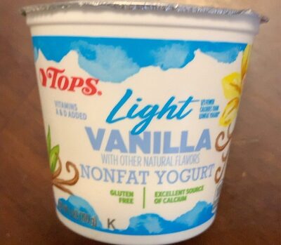 Vanilla Light Nonfat Yogurt, Vanilla