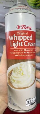 Original Whipped Light Cream, Original