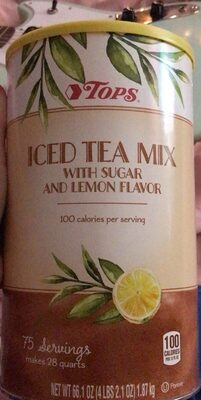 Sugar And Lemon Flavor Iced Tea Mix, Sugar And Lemon