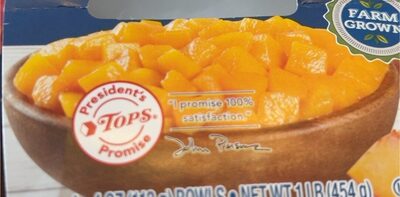 Yellow Cling Diced Peaches In Naturally Peach-Flavored Light Syrup