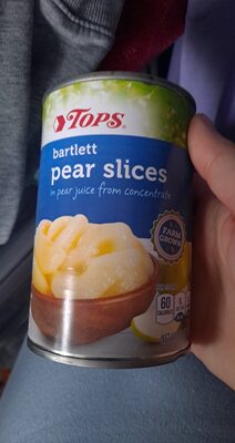 Bartlett Pear Slices In Pear Juice From Concentrate