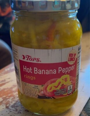 Hot Banana Pepper Rings, Hot