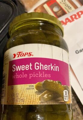 Sweet Gherkin Whole Pickles, Sweet Gherkin