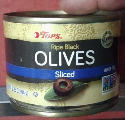 Sliced Ripe Black Olives
