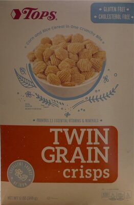 Twin Grain Crisp A Blend Of Corn & Rice Cereal, Twin Grain Crisp