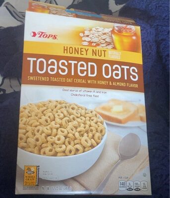 Honey Nut Toasted Oats Sweetened Cereal With Honey & Almond Flavor, Honey Nut