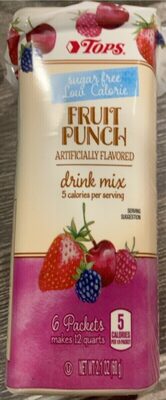 Fruit Punch Sugar Free Low Calorie Drink Mix, Fruit Punch