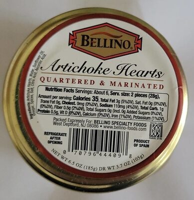 Quartered & Marinated Artichoke Hearts