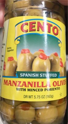 Spanish Stuffed With Minced Pimiento Manzanilla Olives