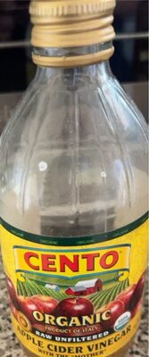 Organic Apple Cider Raw Unfiltered Vinegar With The ''Mother'', Apple Cider