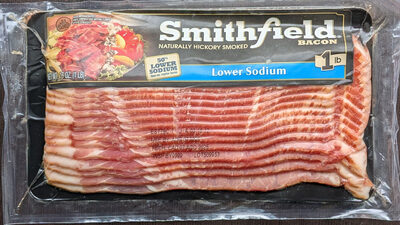 Lower Sodium Naturally Hickory Smoked Bacon