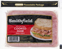 97% Fat Free Cooked Ham Water Added 