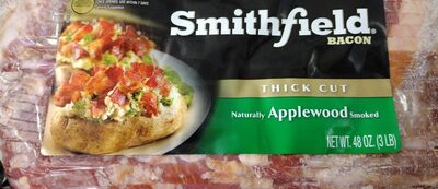 Naturally Applewood Smoked Thick Cut Bacon, Applewood Smoked