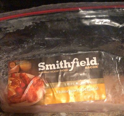 Thick Cut Hickory Smoked Bacon, Hometown Original