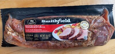 Roasted Garlic & Cracked Black Pepper Dry Rubbed With Seasoning Fresh Pork Tenderloin, Roasted Garlic & Cracked Black Pepper