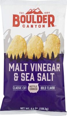 Malt Vinegar & Sea Salt Classic Cut Potato Chips, Malt Vinegar & Sea Salt