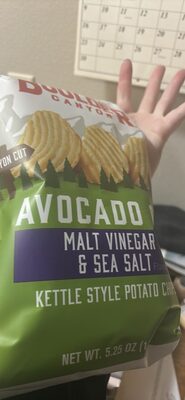 Malt Vinegar & Sea Salt Kettle Cooked Avocado Oil, Malt Vinegar & Sea Salt