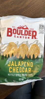 Kettle Cooked Potato Chips, Jalapeno Cheddar