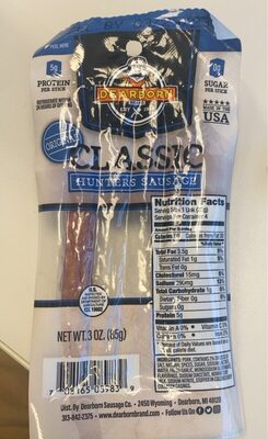 Original Hunters Sausage, Original Classic