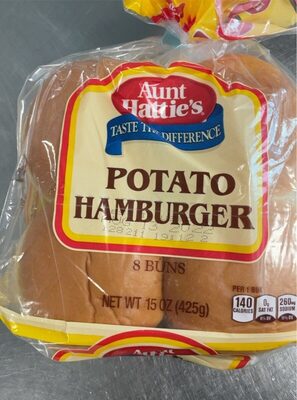 Potato Hamburger Enriched Buns, Potato Hamburger