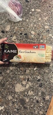 Sesame Rice Crackers, Sesame
